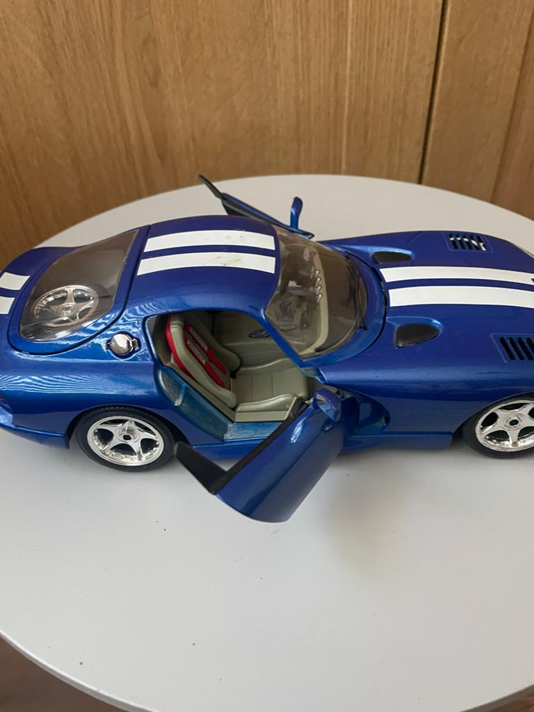 Schaalmodel auto Dodge Viper GTS Coupe 1:18 Bburago, Ophalen of Verzenden, Gebruikt, Auto, Bburago