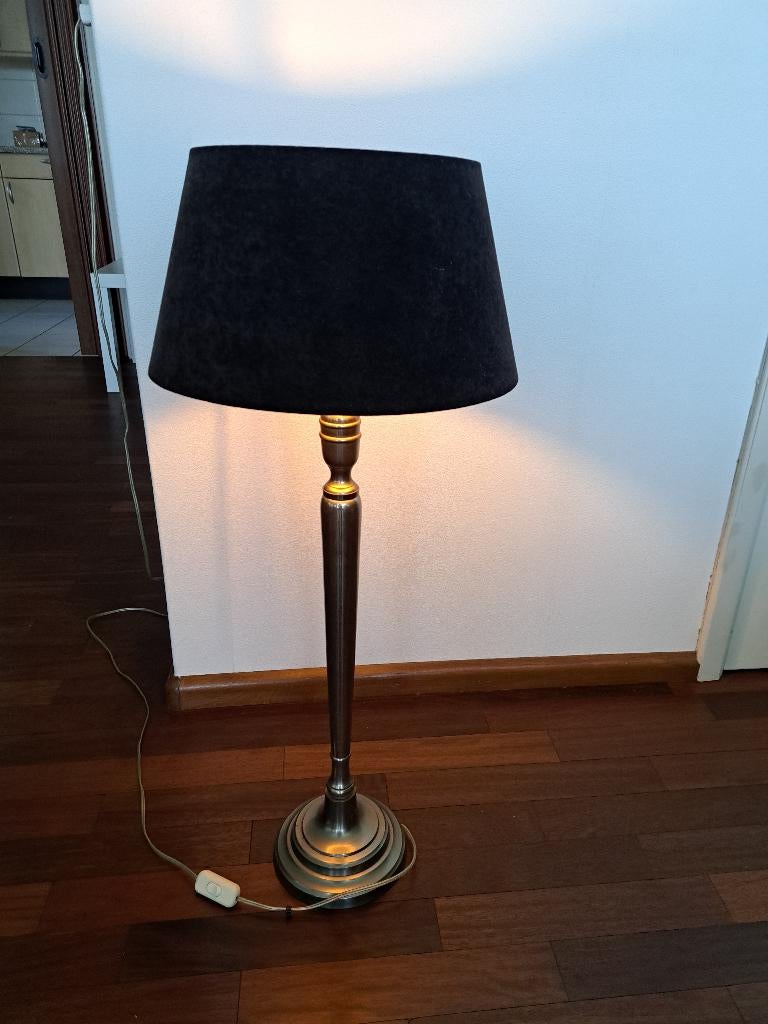 schemerlamp, Ophalen, Zilverkleurig, Zo goed als nieuw, Stof
