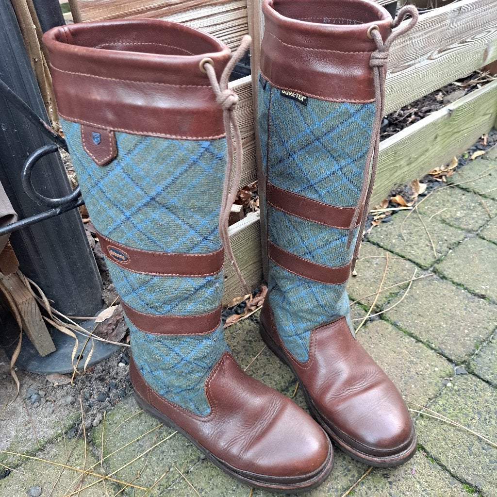 Stevige Dubarry outdoor laarzen met ruit maat 40 / 6,5., Ophalen, Overige merken, Zo goed als nieuw, Veelzijdigheid