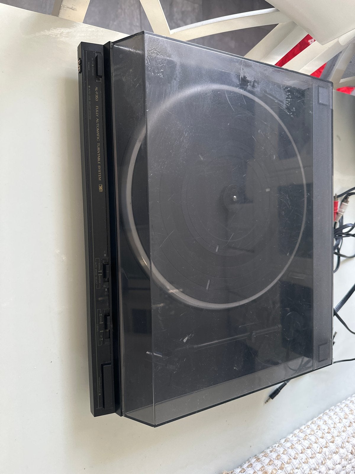 JVC AL-F353 Volautomatische Platenspeler, Overige merken, Gebruikt, Automatisch, Ophalen of Verzenden