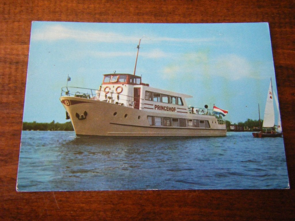 Y41 - Leeuwarden - Rondvaartboot Princehof - Mooi/Oud, Ophalen of Verzenden, 1960 tot 1980, Friesland