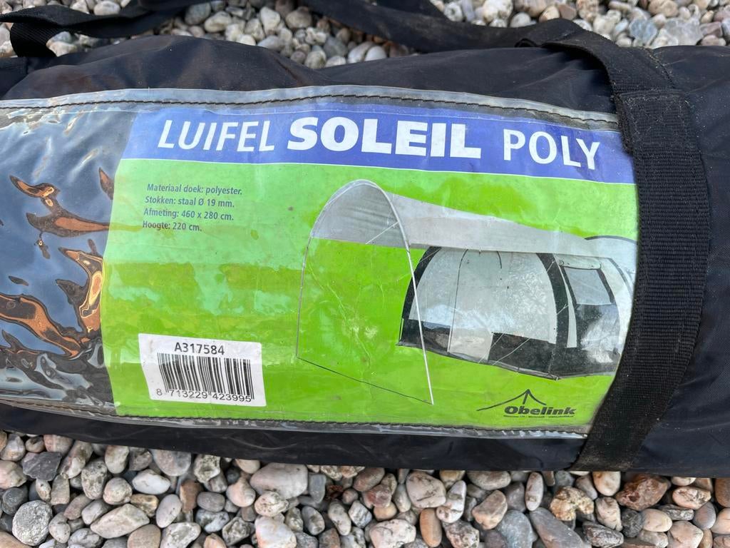 Obelink Luifel Poly Soleil - Zo goed als nieuw, Caravans en Kamperen, Ophalen of Verzenden, Zo goed als nieuw