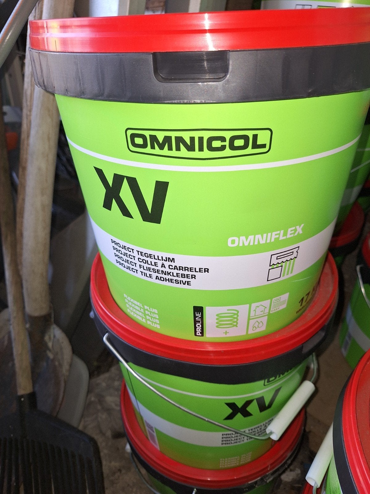Omnicol XV 17kg witte pastalijm tegellijm, Doe-het-zelf en Verbouw, Overige materialen, Overige typen, Nieuw, Minder dan 20 cm
