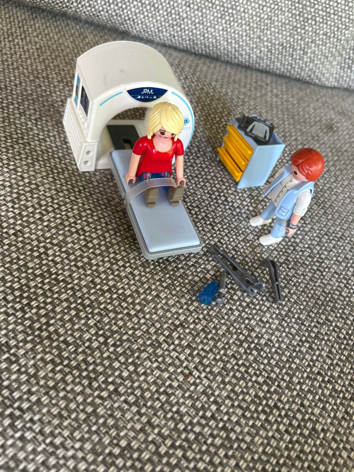 Playmobil 70196 Ziekenhuis MRI-scanner met patiënt, Gebruikt, Complete set, Overige typen, Ophalen of Verzenden