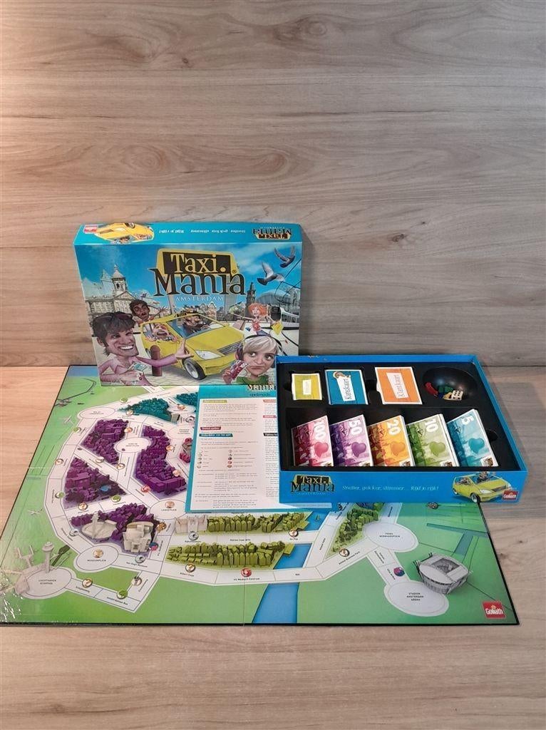 Taxi mania - s6277, Hobby en Vrije tijd, Gezelschapsspellen | Bordspellen, Verzenden, Zo goed als nieuw