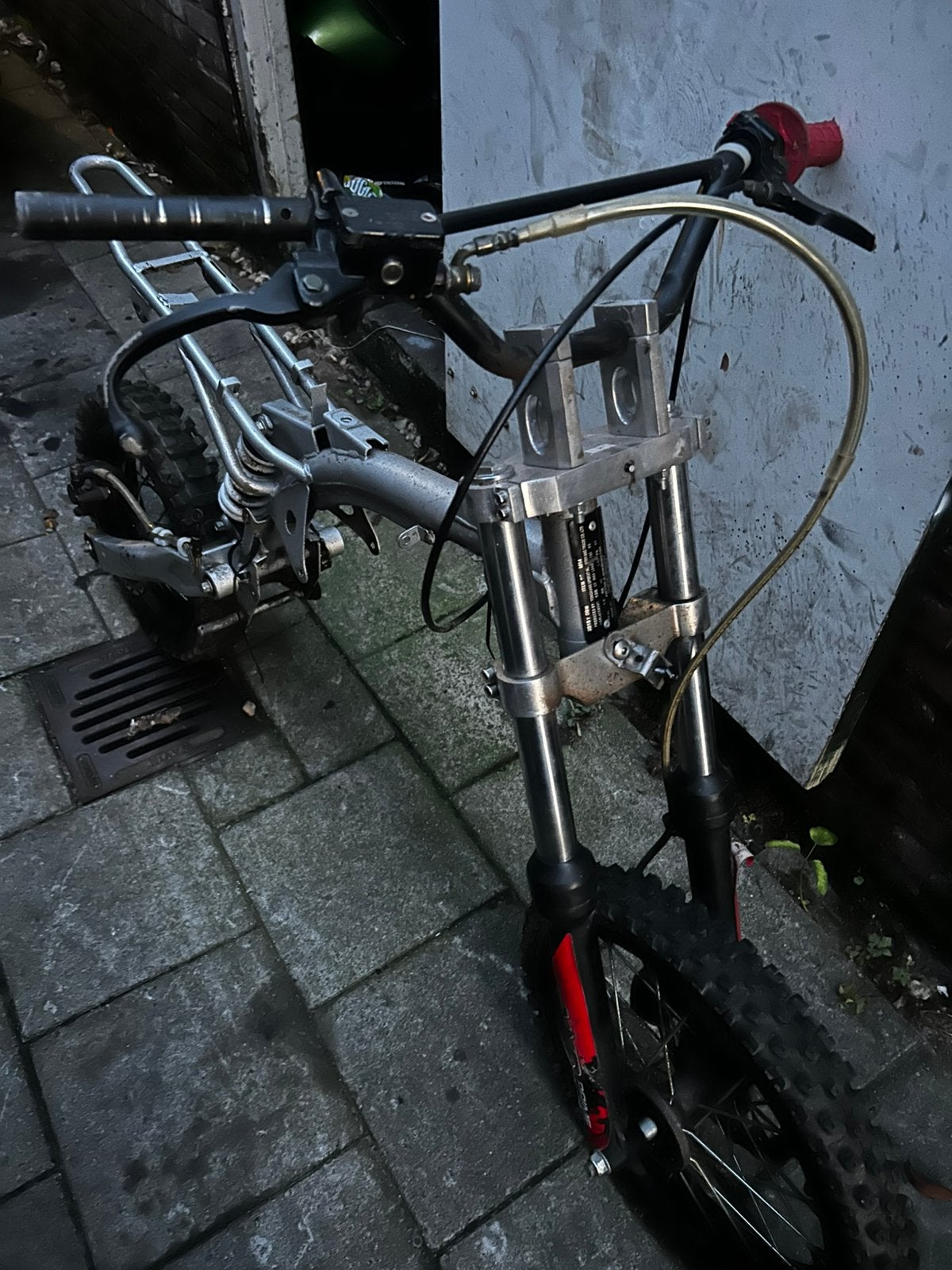Pitbike 125 cc frame, Ophalen, Zo goed als nieuw, Pitbike