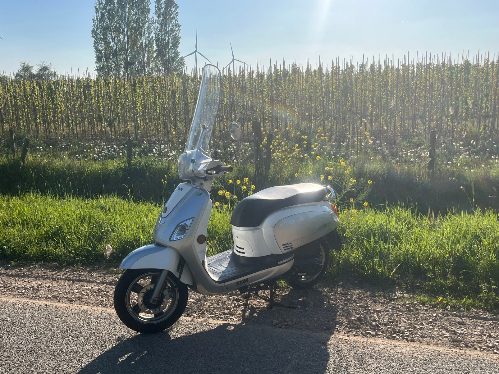 Sym fiddle 3, Ophalen of Verzenden, Zo goed als nieuw, Benzine