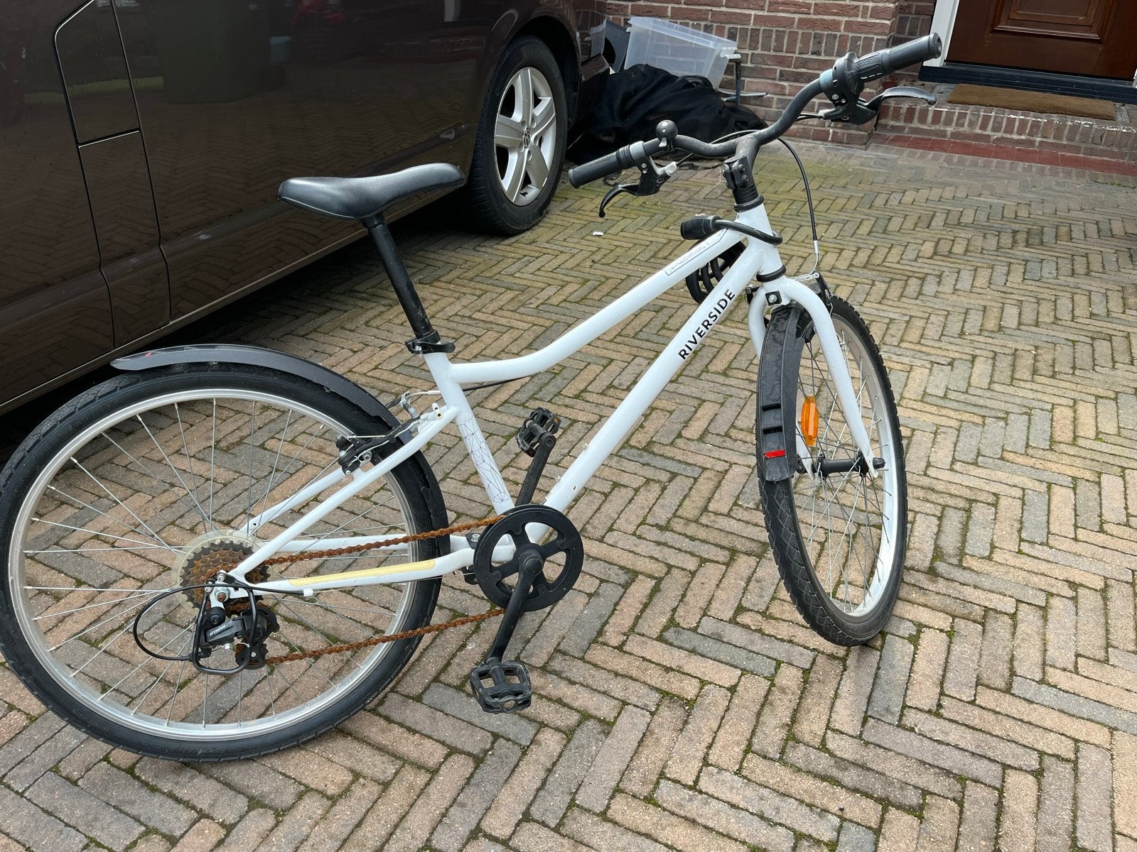 Riverside Fiets - Wit, Gebruikt, Fietsen en Brommers, Fietsen | Kinderfietsjes, Ophalen of Verzenden, Gebruikt