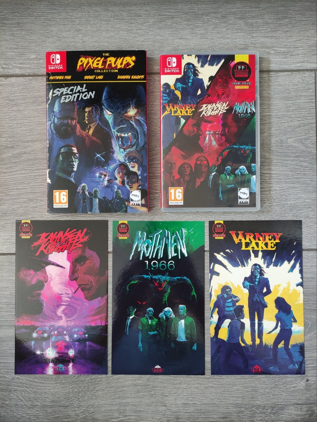 The pixel pulps collection + cardboard sleeve + cards, Avontuur en Actie, Vanaf 18 jaar, 1 speler, Ophalen of Verzenden