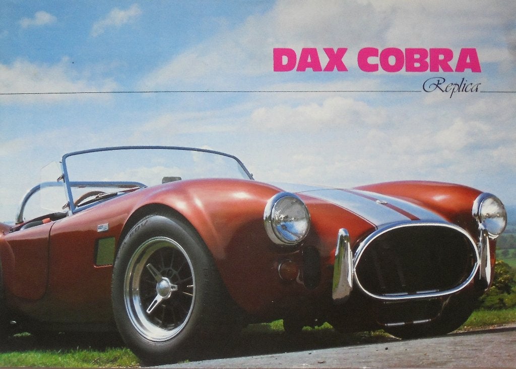 Dax Cobra Replica 427 Nederlandstalige brochure, Ophalen of Verzenden, Overige merken