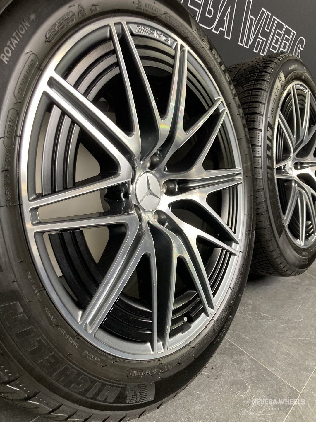 20” originele Mercedes GLC43 GLC63 AMG velgen + winterbanden, Gebruikt, -, 265 mm, -