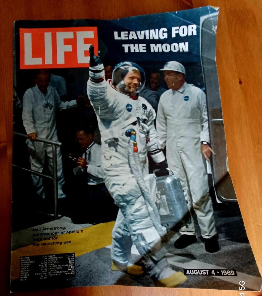 Originele LIFE Magazine 1969 – Maanlanding Neil Armstrong, Ophalen, Gelezen, Muziek, Film of Tv