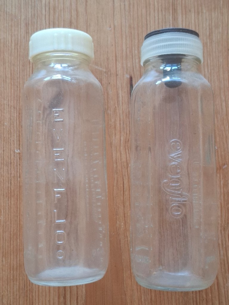 Zuigfles van glas, Ophalen of Verzenden, Gebruikt, Overige typen