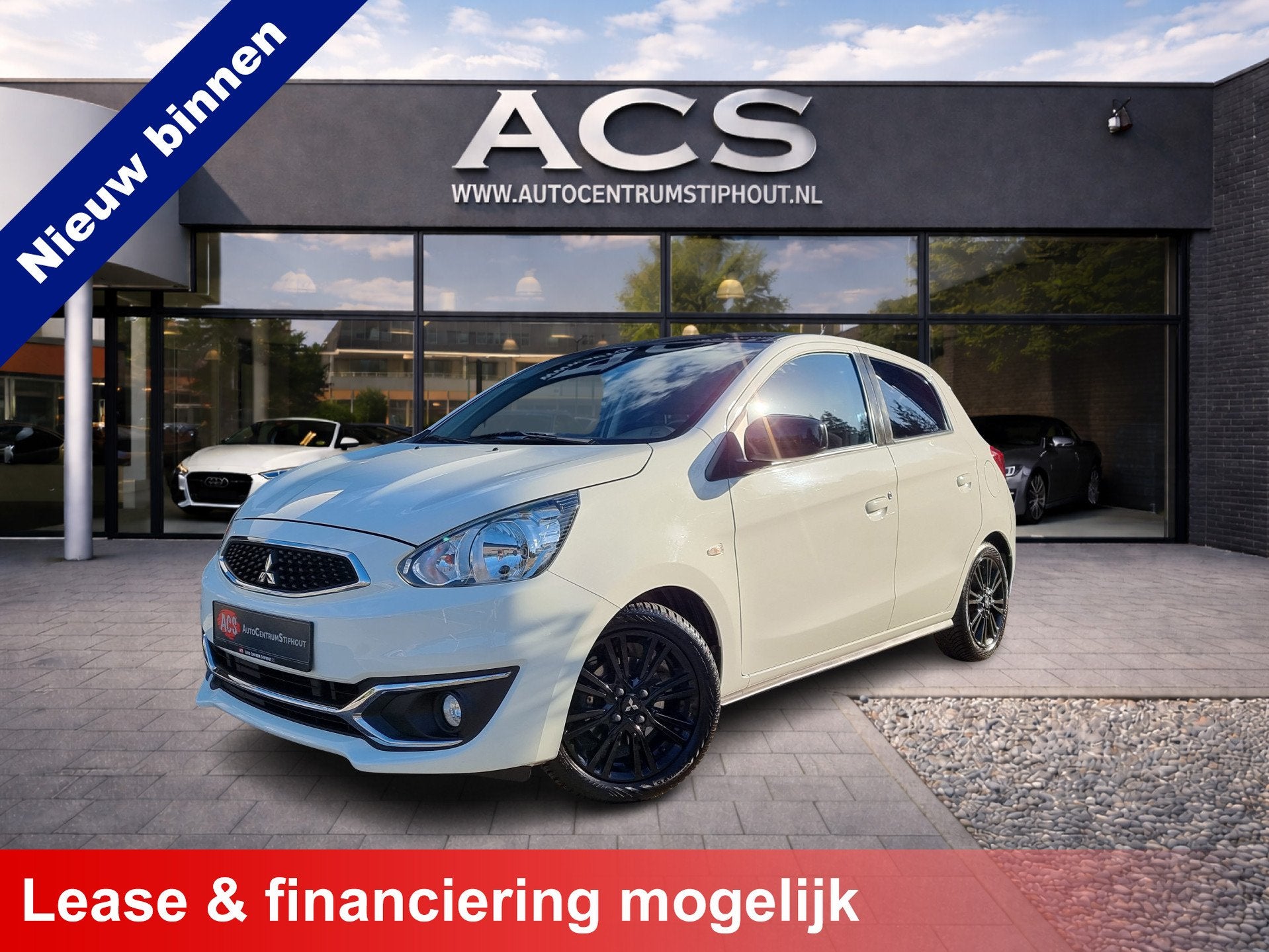 Mitsubishi Space Star 1.2 Instyle Evo Black Edition | Androi, Auto's, Voorwielaandrijving, Stof, Gebruikt, 850 kg