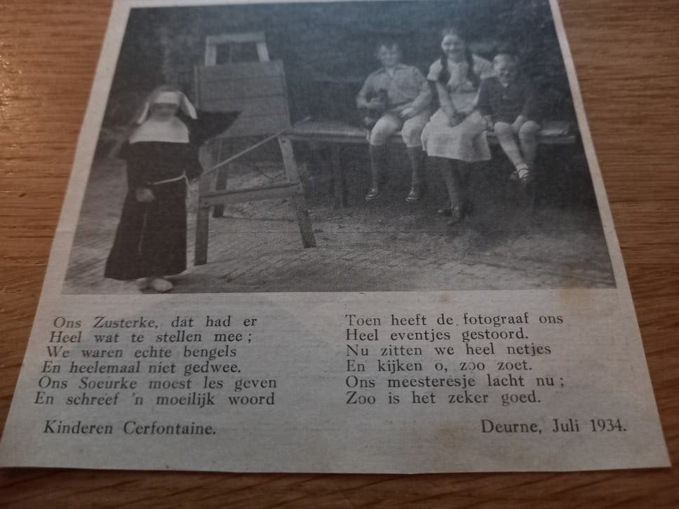 Deurne, Ophalen of Verzenden, 1920 tot 1940, Knipsel(s)