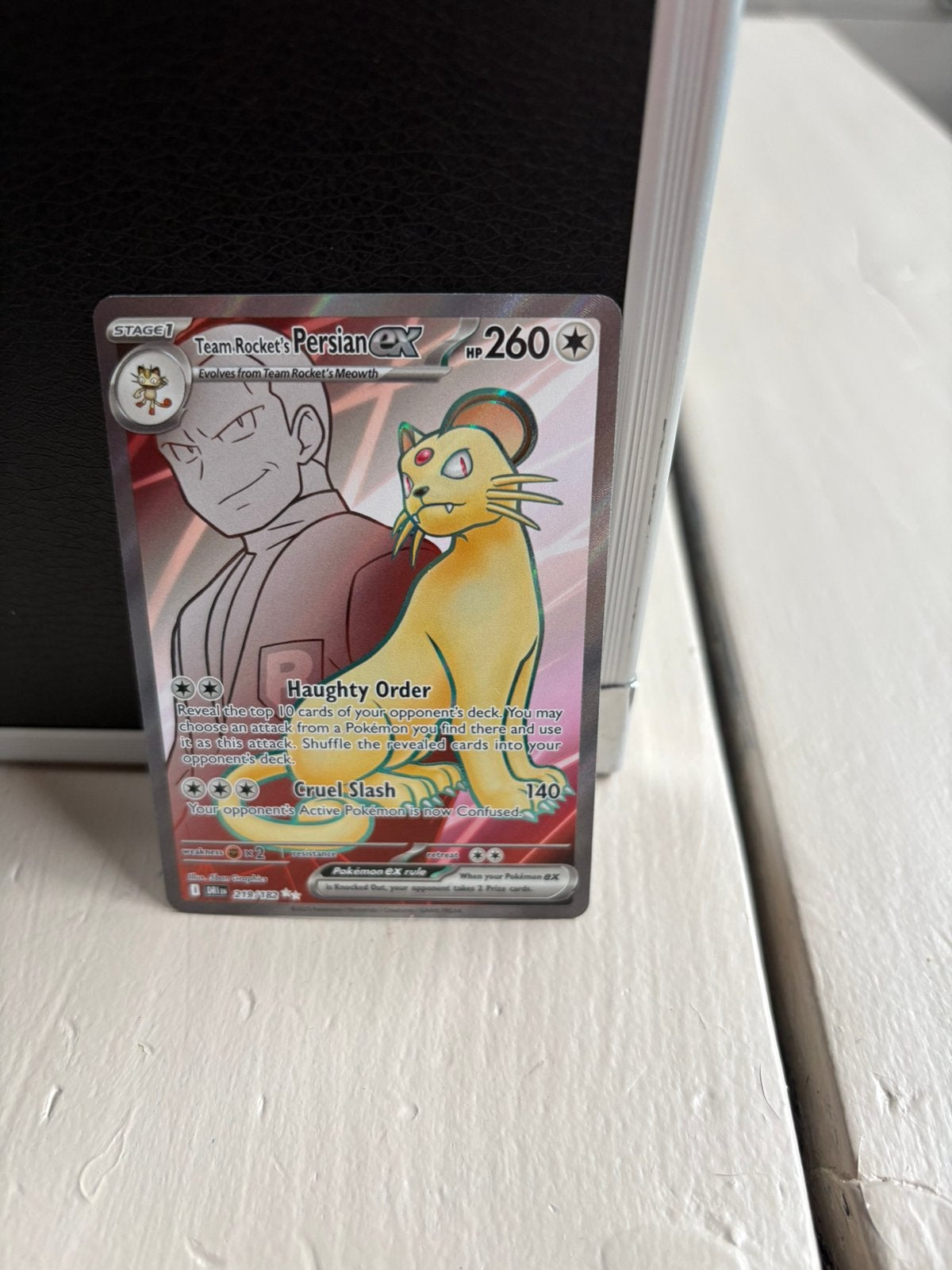 Team rocket’s persian, Ophalen of Verzenden, Zo goed als nieuw, Meerdere kaarten, Foil
