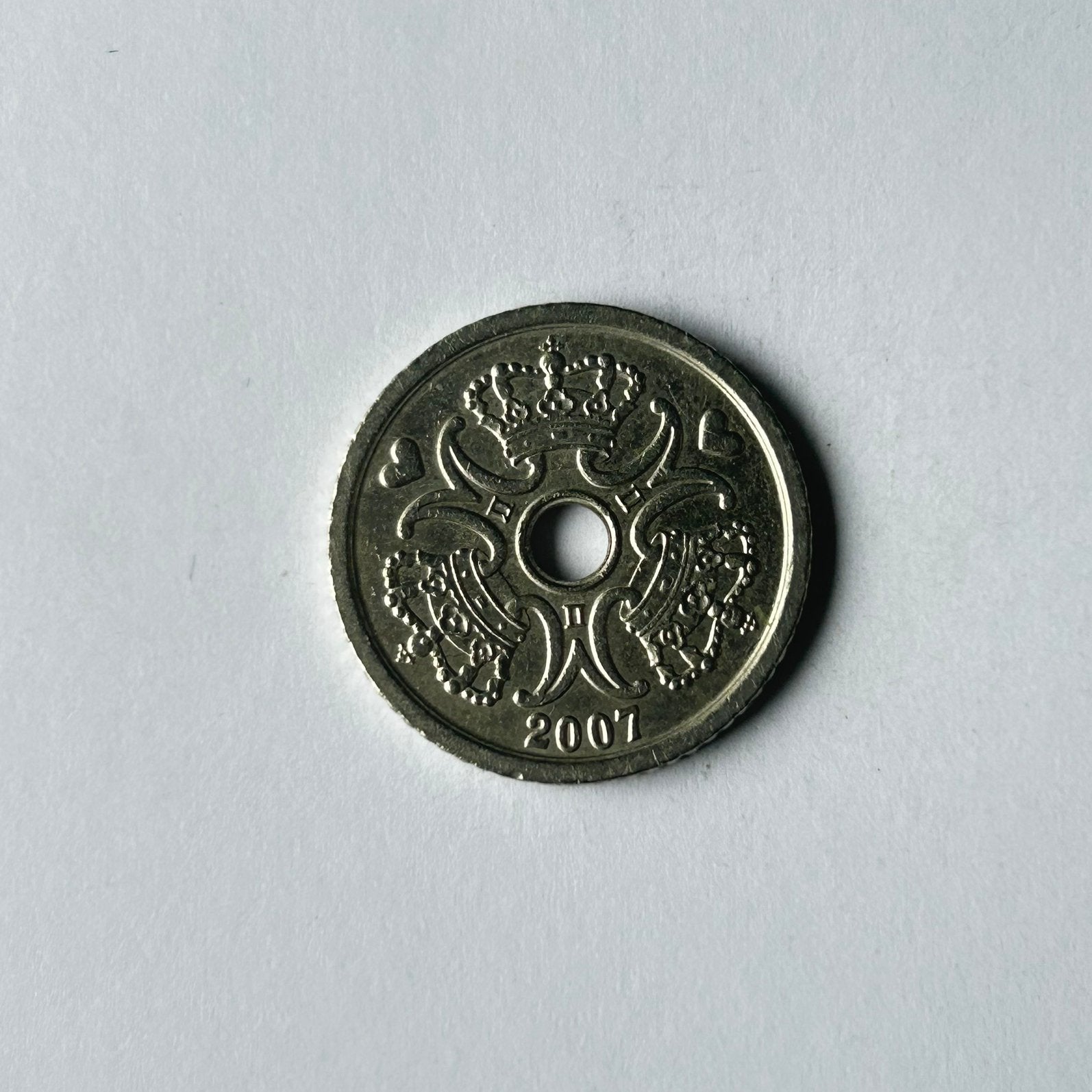 1 Deense Krone | Div Jaren | 1997 & 2007, Ophalen of Verzenden, Overige landen