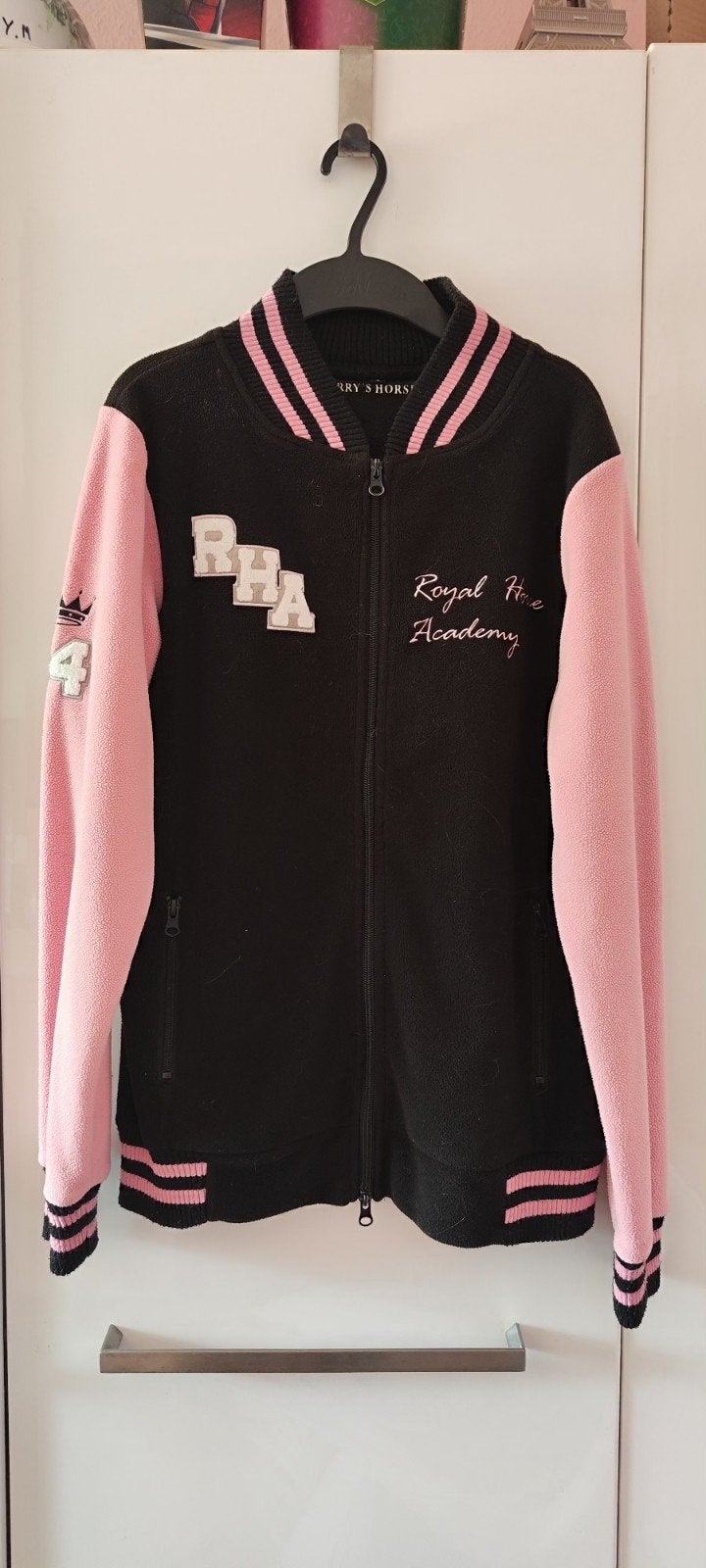 Harry's Horse Royal Academy Fleece Vest Zwart/Roze Maat S, Kleding | Dames, Zwart, Ophalen of Verzenden, Harry's Horse, Maat 36 (S)