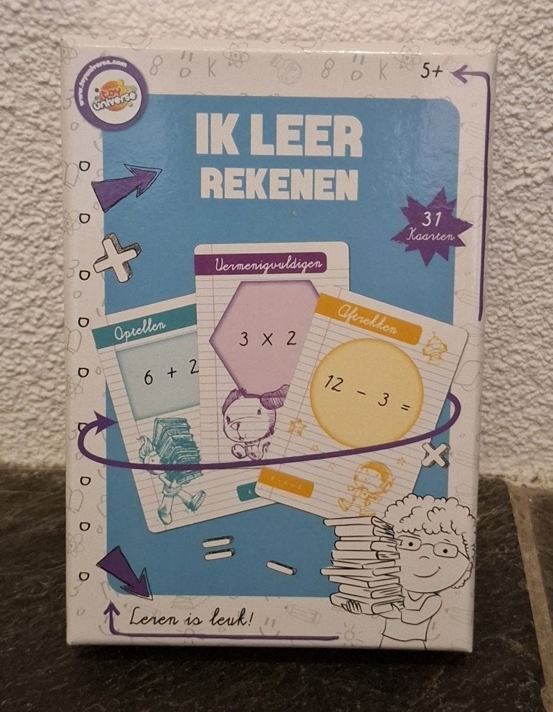 Toy Universe educatieve leerkaarten - Ik leer rekenen, Ophalen of Verzenden, Zo goed als nieuw, Rekenen