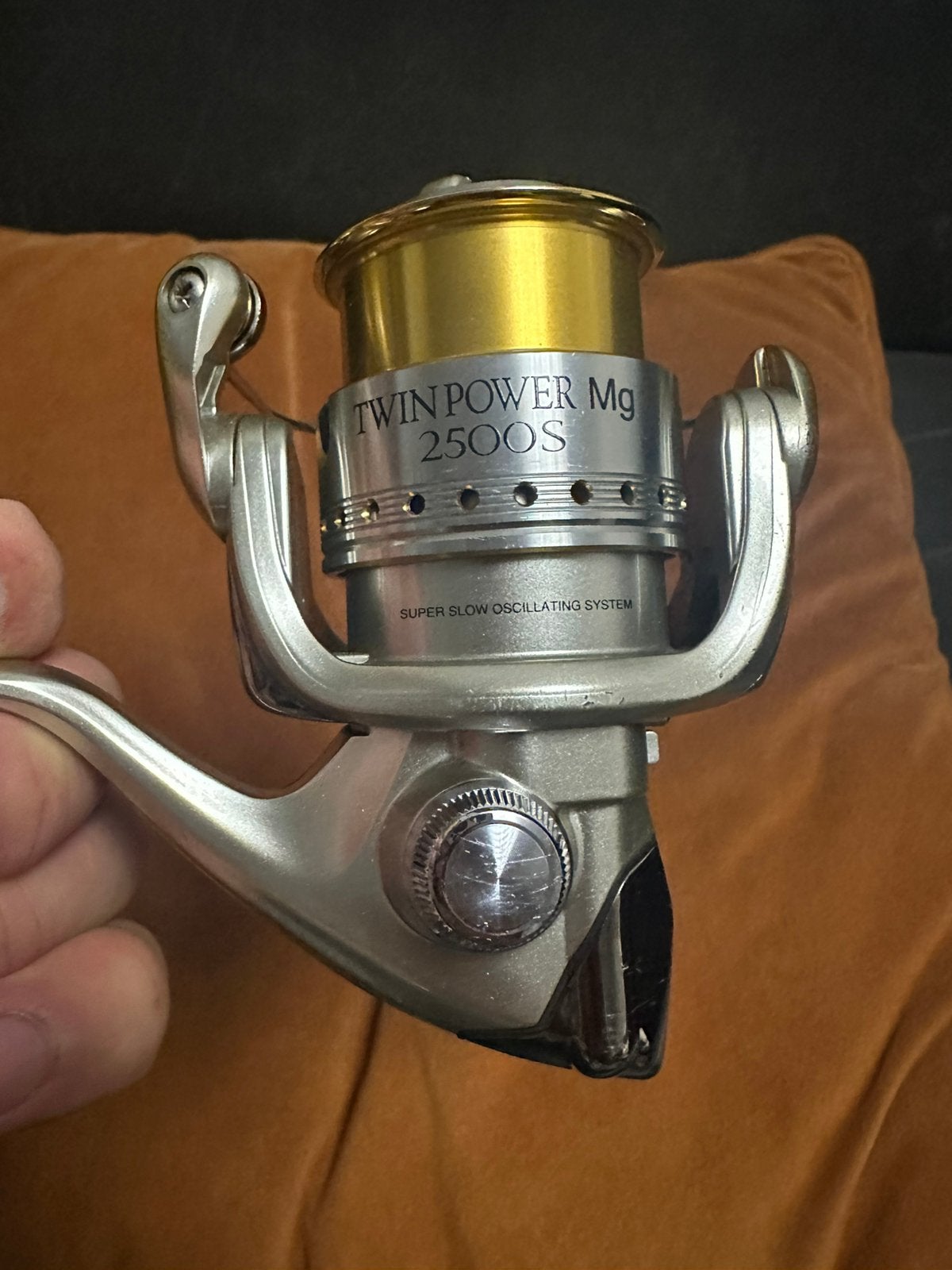 Shimano Twin Power MG 2500S, Watersport en Boten, Hengelsport | Zeevissen, Ophalen of Verzenden, Zo goed als nieuw, Molen