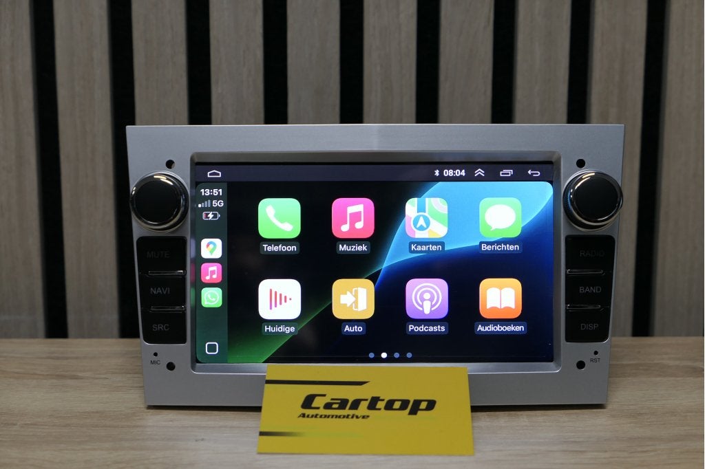 Opel Zilver CarPlay | Autoradio |Carplay scherm, Auto diversen, Marconistraat 68P, Zo goed als nieuw, Info@cartop-automotive.nl