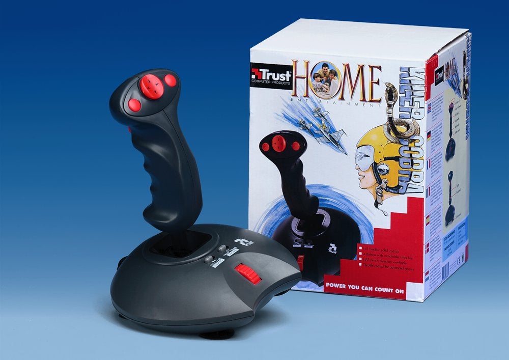 TRUST JOYSTICK KILLER COBRA – 15 PIN ANALOOG, Computers en Software, Ophalen of Verzenden, Nieuw, Trust