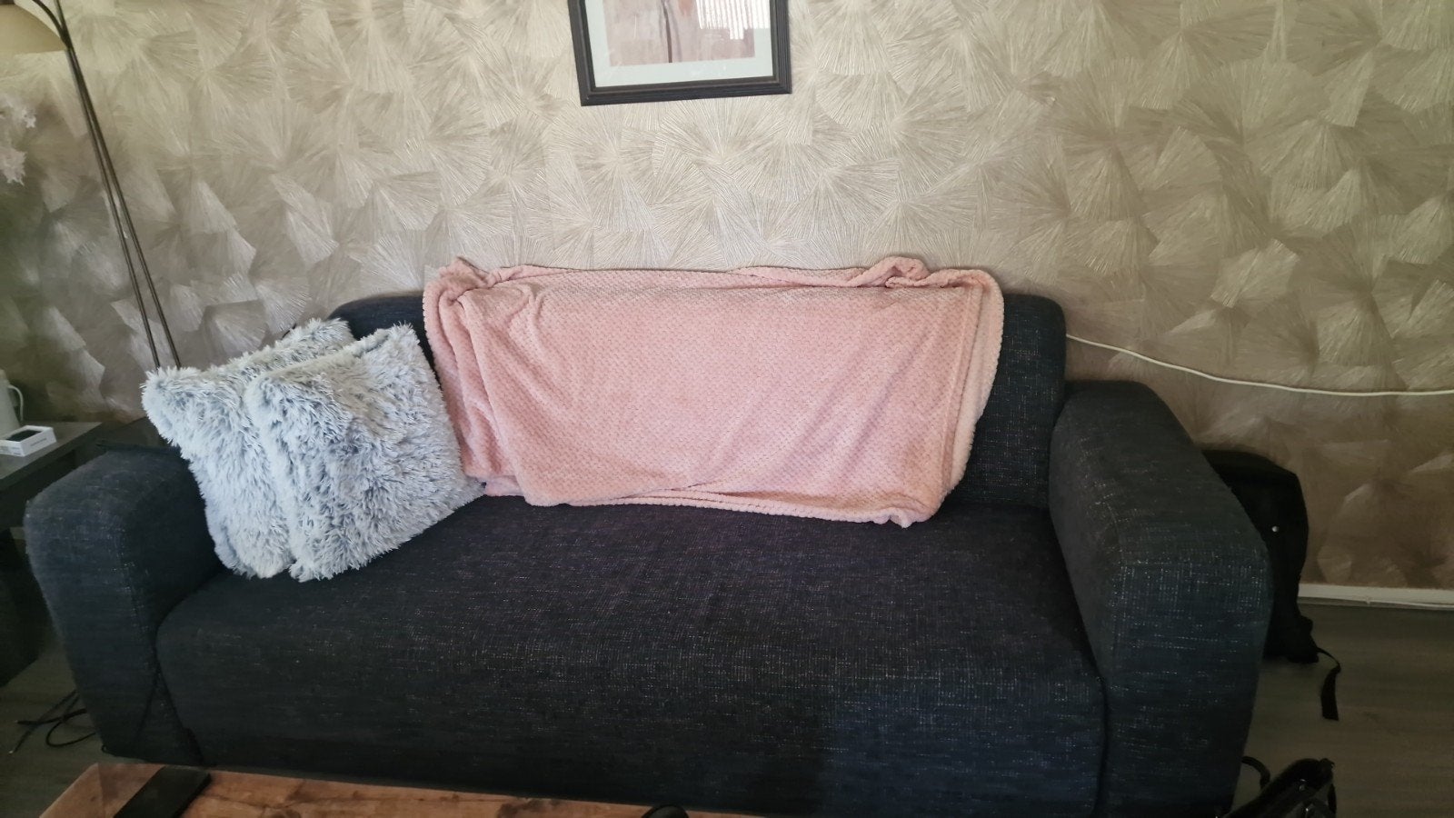 Comfortabel  3-zitsbank, Ophalen, Gebruikt, 150 tot 200 cm, Driepersoons