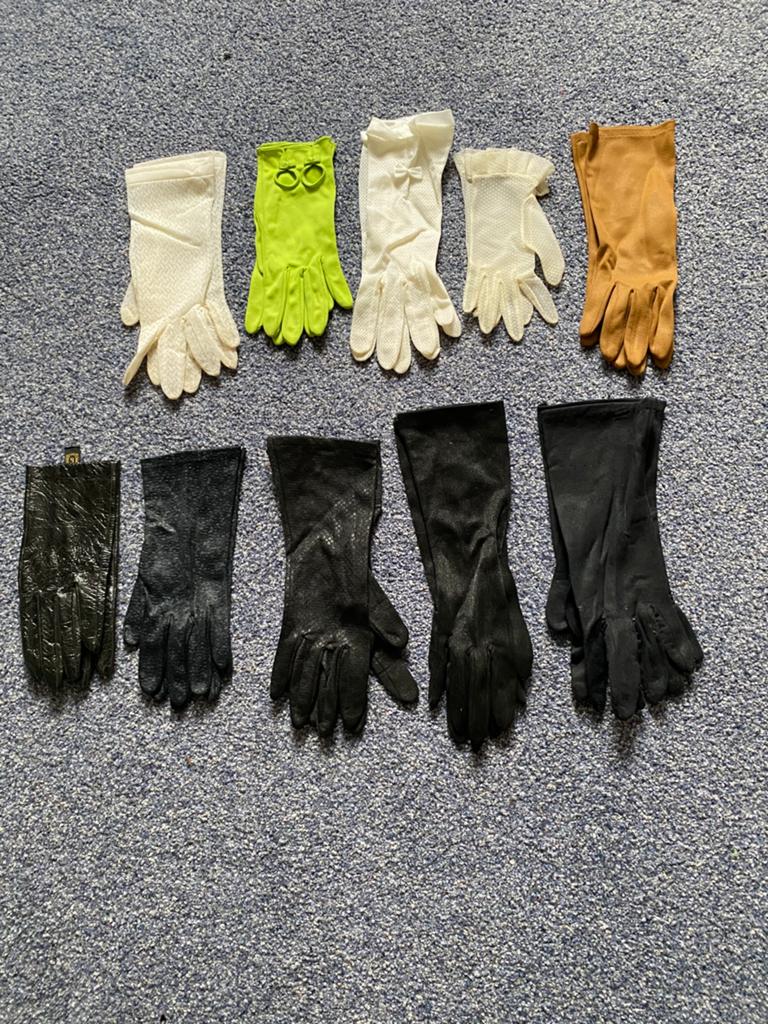 Vintage handschoentjes 10 paar Bieden, Ophalen of Verzenden