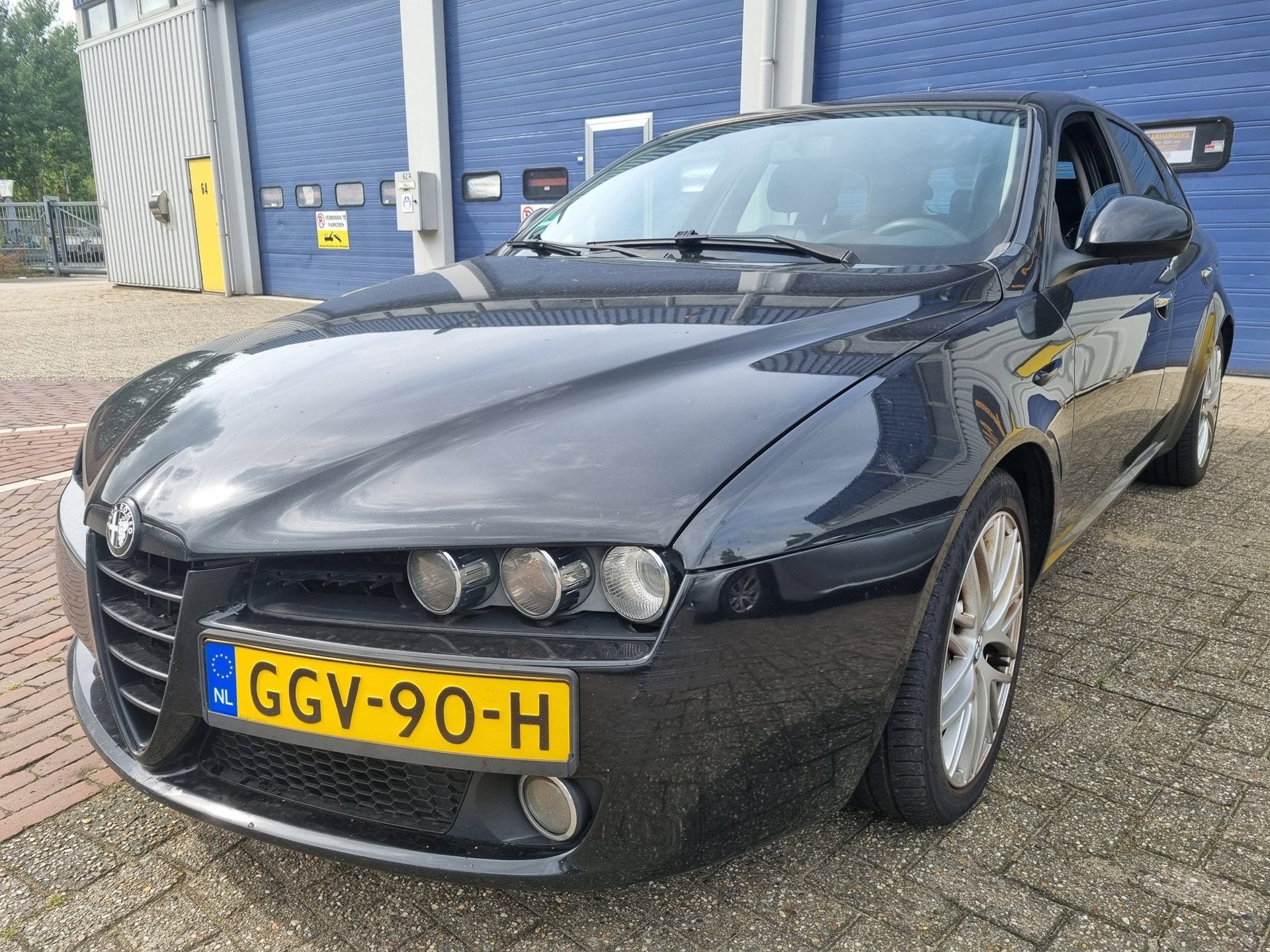 Alfa Romeo 159 Sportwagon 1.9 JTD Progression Leder, Auto's, Alfa Romeo, Voorwielaandrijving, Gebruikt, Zwart, 4 cilinders