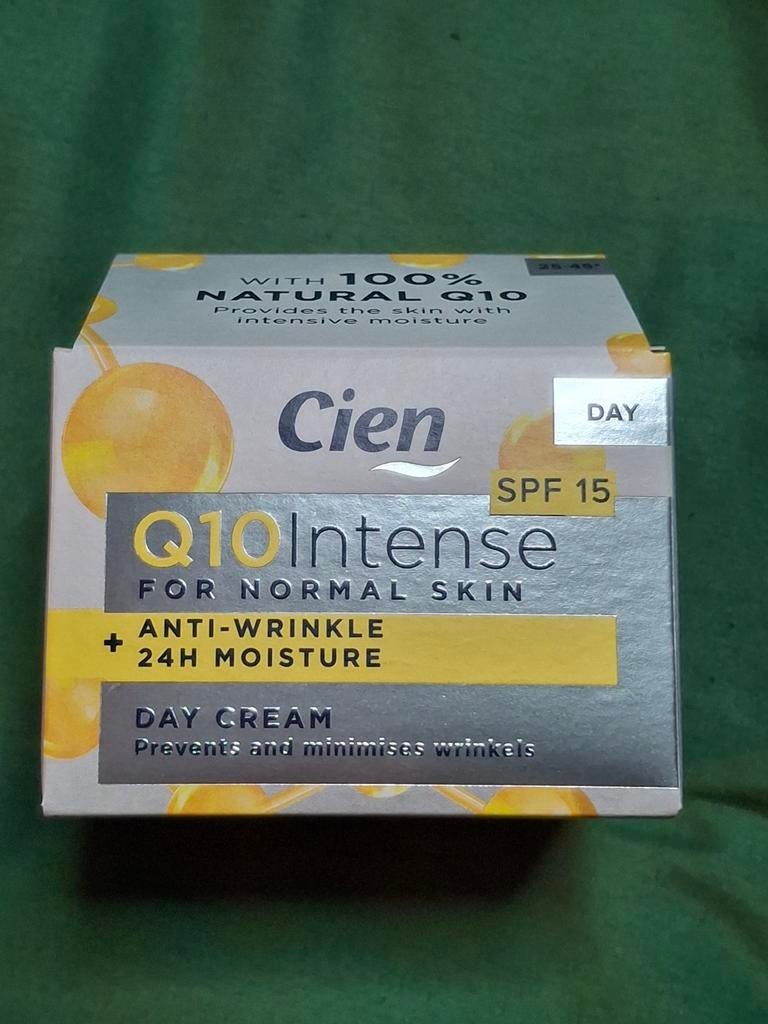Cien Q10 Intense Dagcrème SPF 15 - Normale Huid, Ophalen of Verzenden, Nieuw, Gehele gezicht, Verzorging
