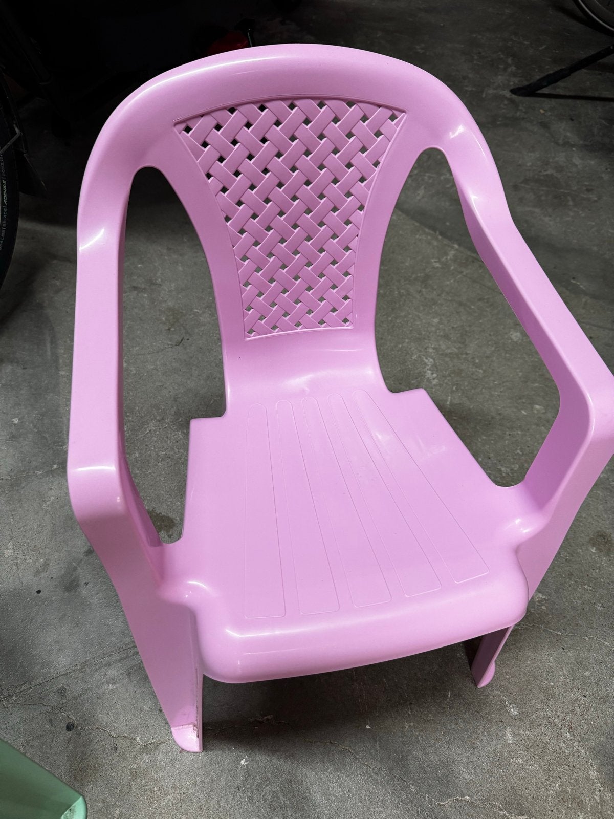 2x Kinderstoel - Roze en Groen, Ophalen, Gebruikt, Stoel