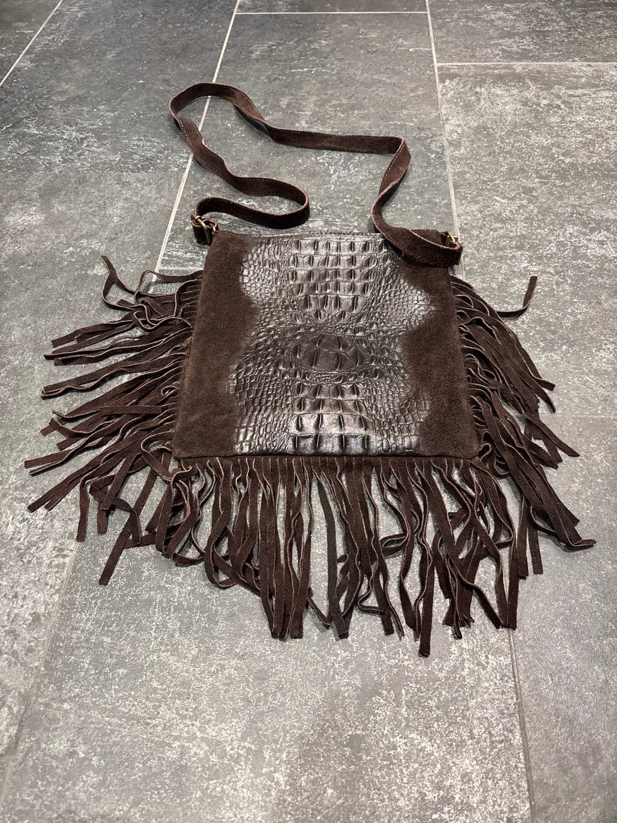 Dames tas boohoo style, S, Bruin, Overige typen, Ophalen of Verzenden