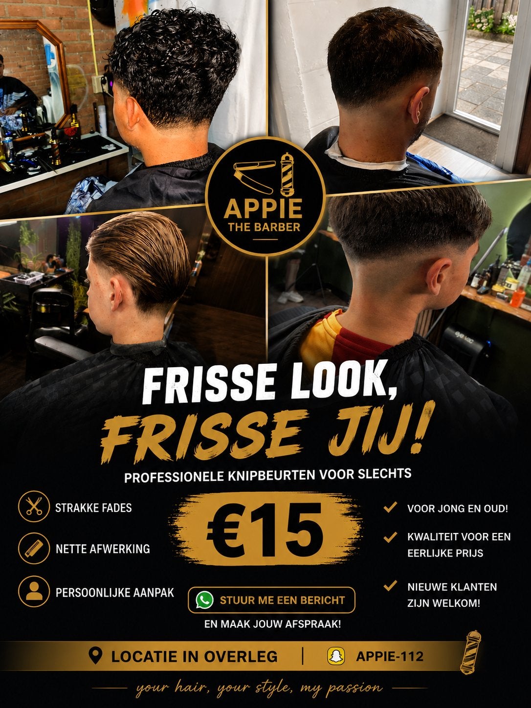 Knipbeurt voor slechts €15!