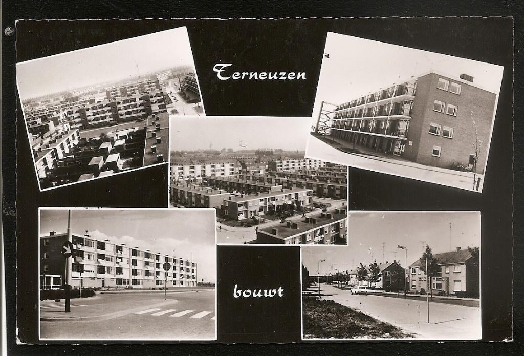 Terneuzen, Terneuzen bouwt, Verzamelen, Ansichtkaarten | Nederland, Ophalen of Verzenden, 1960 tot 1980, Gelopen, Zeeland