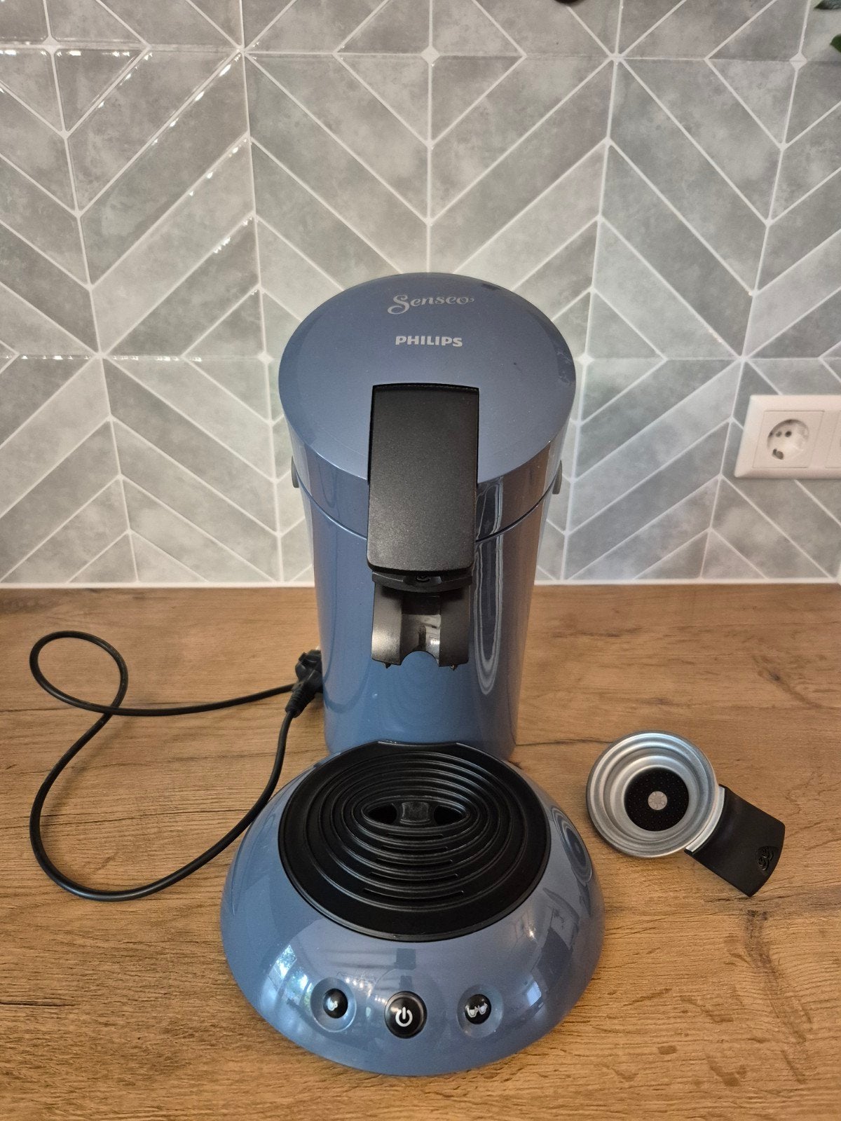 Senseo koffiezetapparaat - Grijs, Koffiepads en cups, Gebruikt, Koffiemachine, Ophalen of Verzenden
