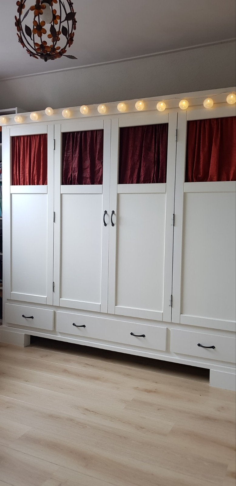 Bedsteekast, Huis en Inrichting, Ophalen, 90 cm, Eenpersoons, Wit
