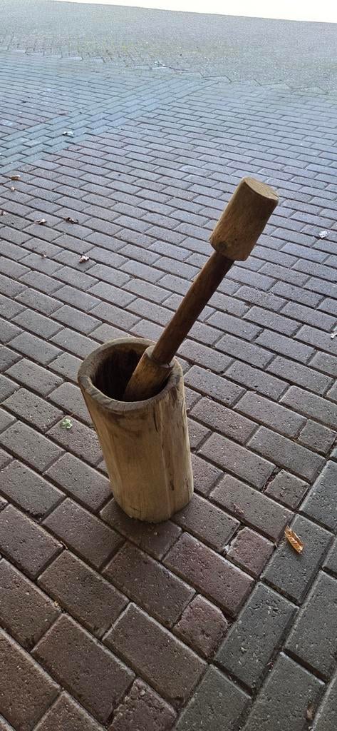 Houten karn, Ophalen