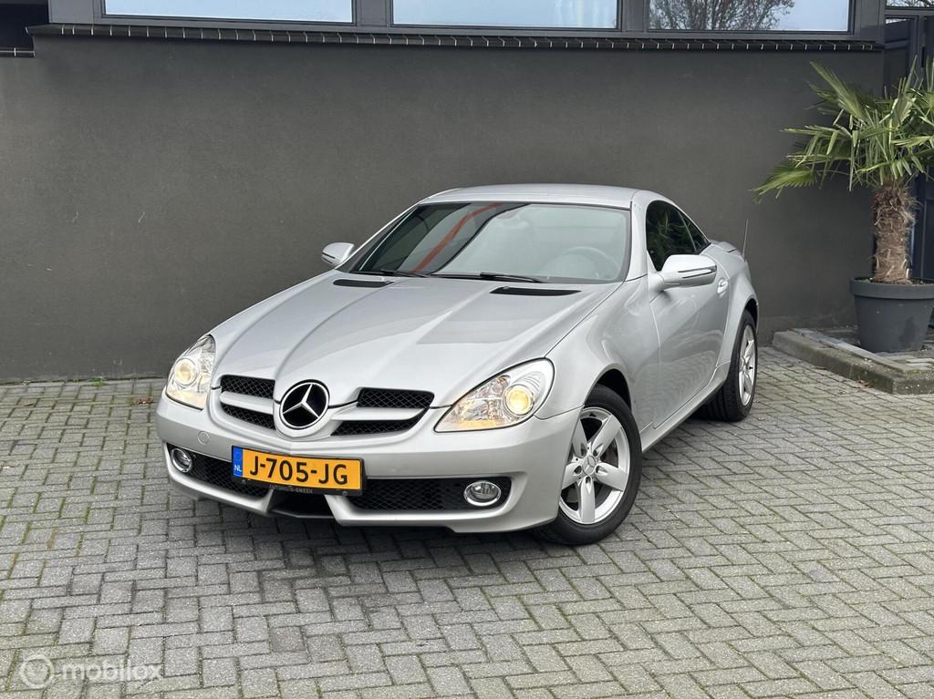 Mercedes SLK-klasse 200 K. Prestige Plus | Leer | Stoelverw., Auto's, Mercedes-Benz, 13 km/l, Achterwielaandrijving, Gebruikt