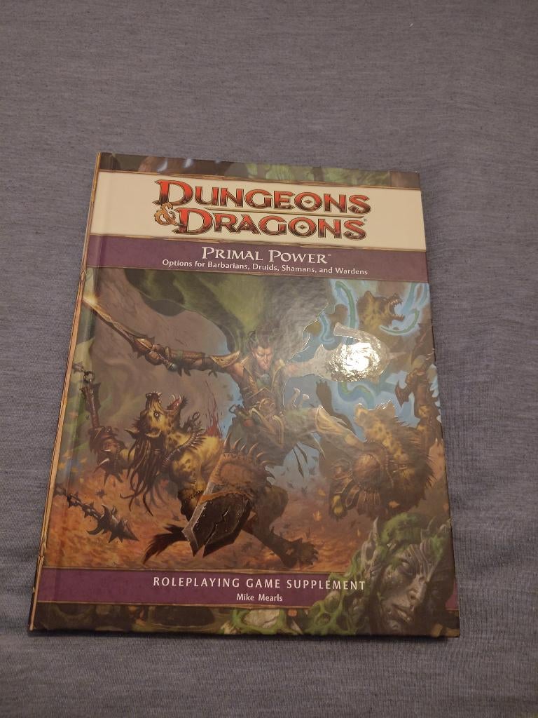 DnD 4e Primal Power, Wizards of the Coast, Ophalen of Verzenden, Zo goed als nieuw, Overige onderwerpen