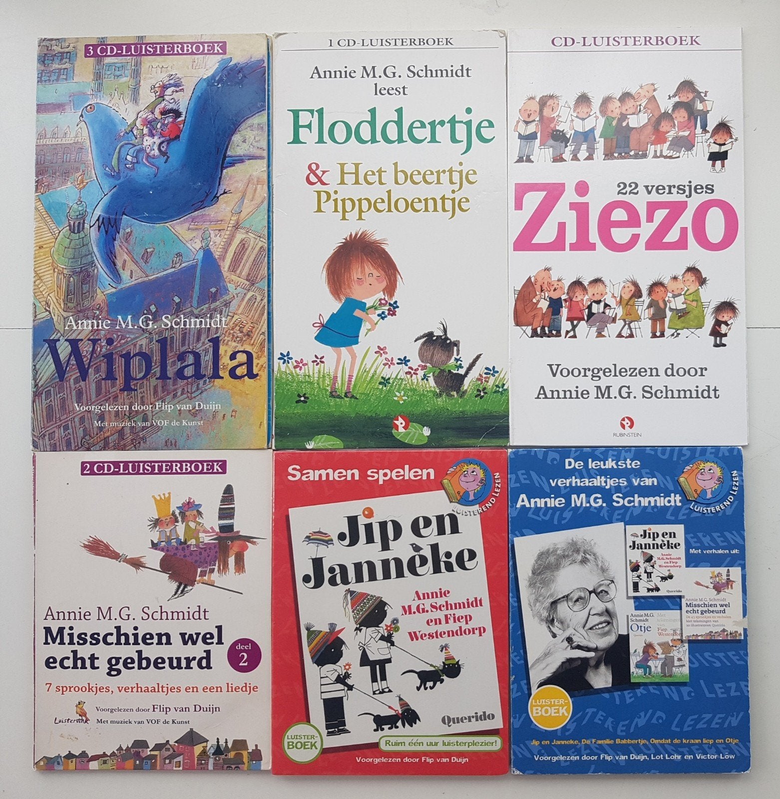 6x Luisterboek Annie M.G. Schmidt oa. Wiplala, Otje, Ziezo, Ophalen of Verzenden, Annie M.G. Schmidt, Cd, Kind