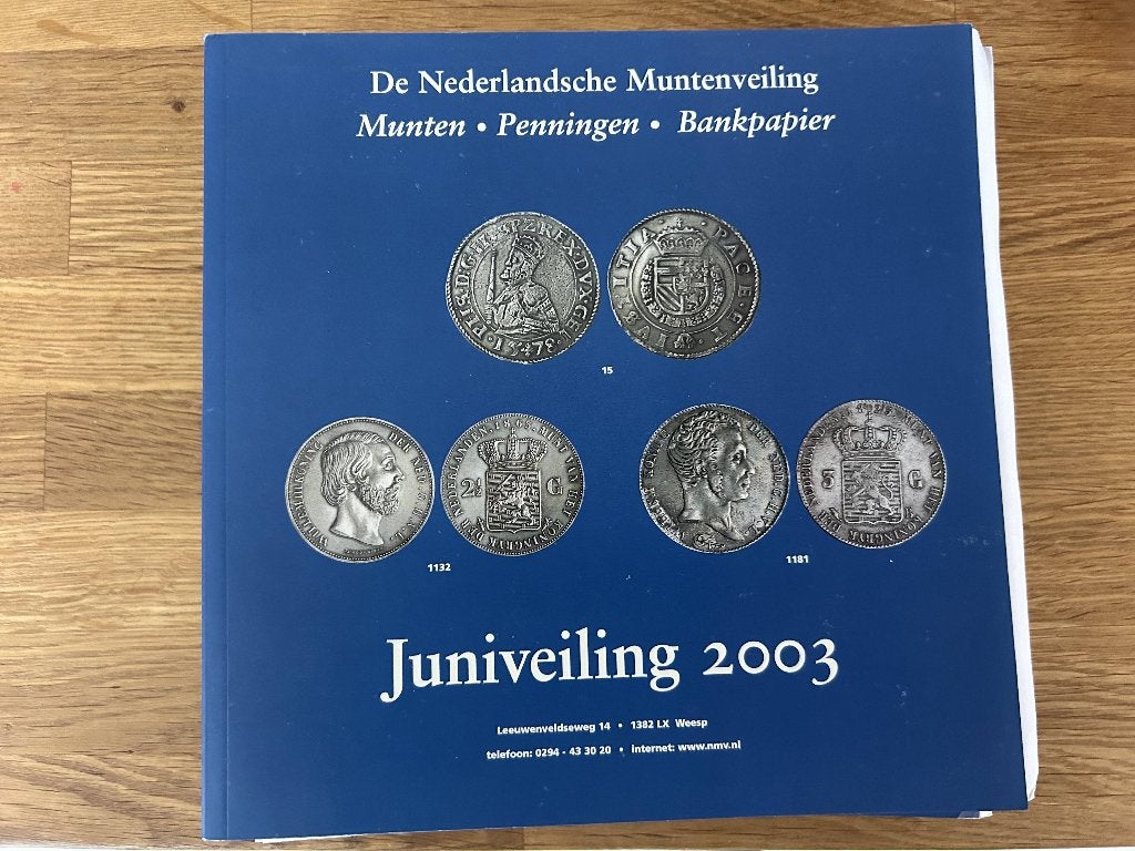 Catalogi muntenveilingen, Ophalen of Verzenden, Vóór koninkrijk