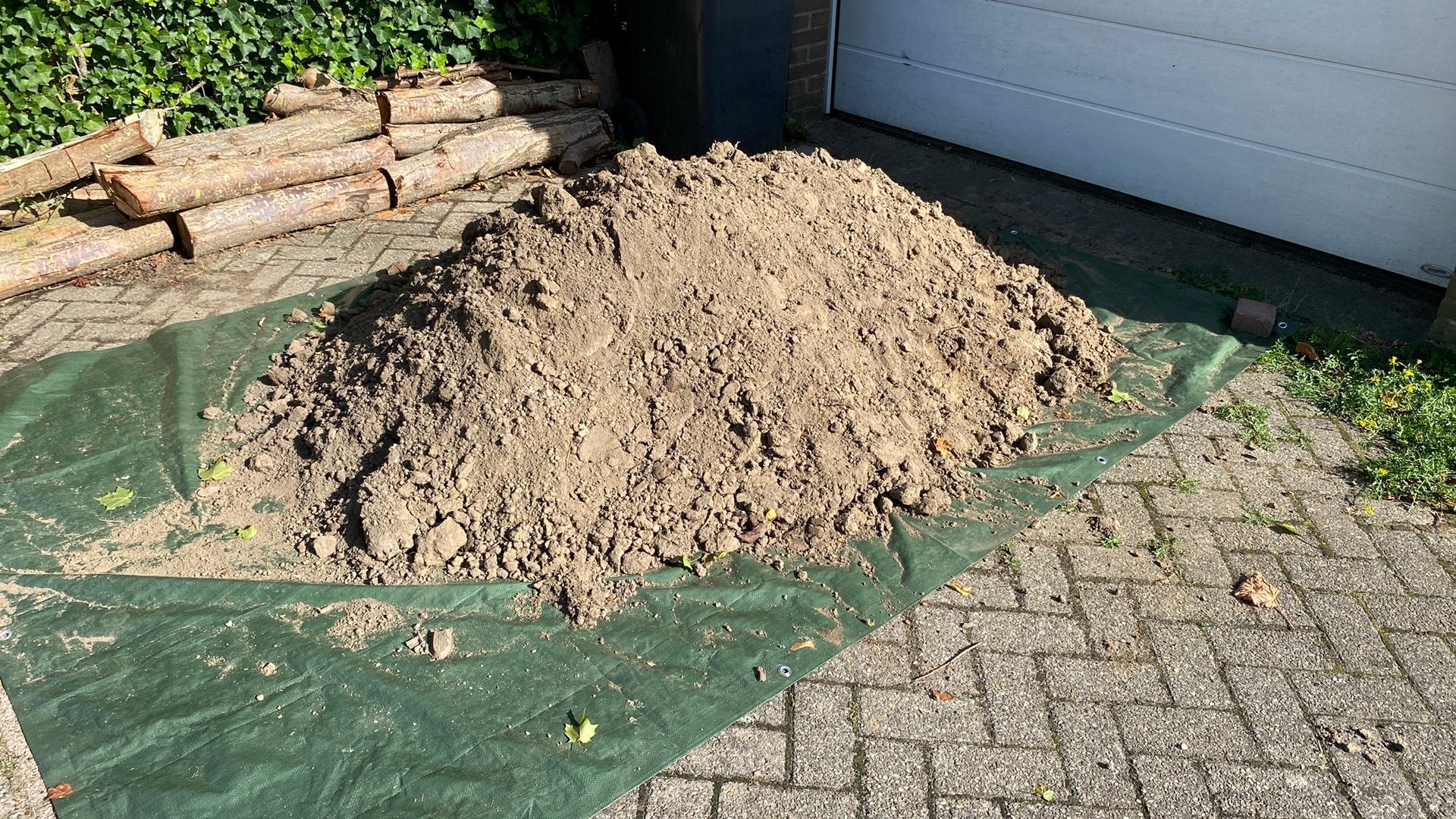 Tuinaarde, grond, Ophalen, Tuinaarde