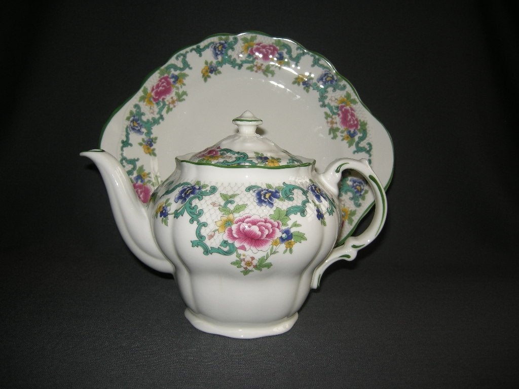 Royal Doulton Floradora green, diverse losse onderdelen, Ophalen of Verzenden