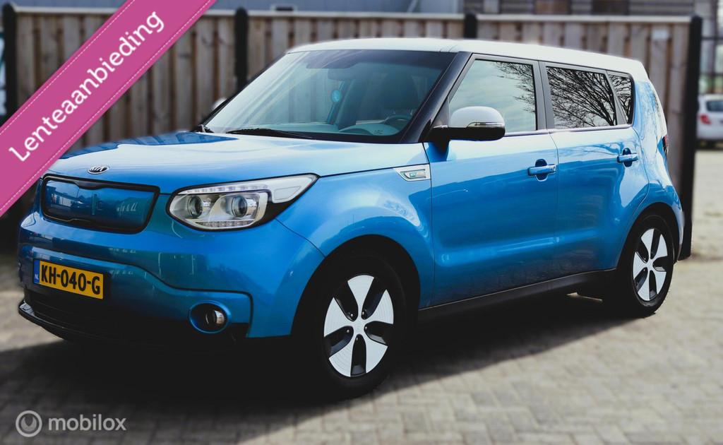 Kia Soul EV ExecutiveLine 27 kWh, Auto's, Kia, Stof, Gebruikt, Blauw, 1465 kg