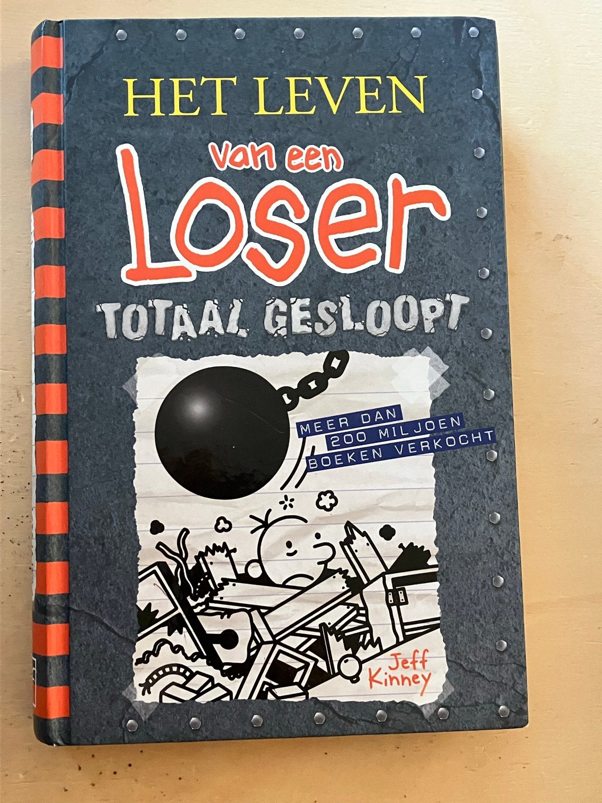 Jeff Kinney - Totaal gesloopt, Ophalen, Jeff Kinney, Zo goed als nieuw, Fictie