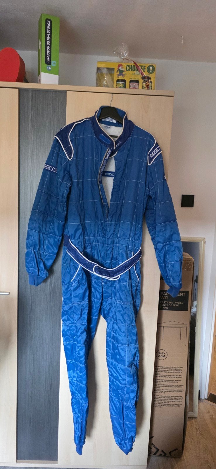 Sparco Vintage Kart/Race Overall 2001 - Maat 60 (L/XL), Ophalen of Verzenden, Gedragen, Sparco