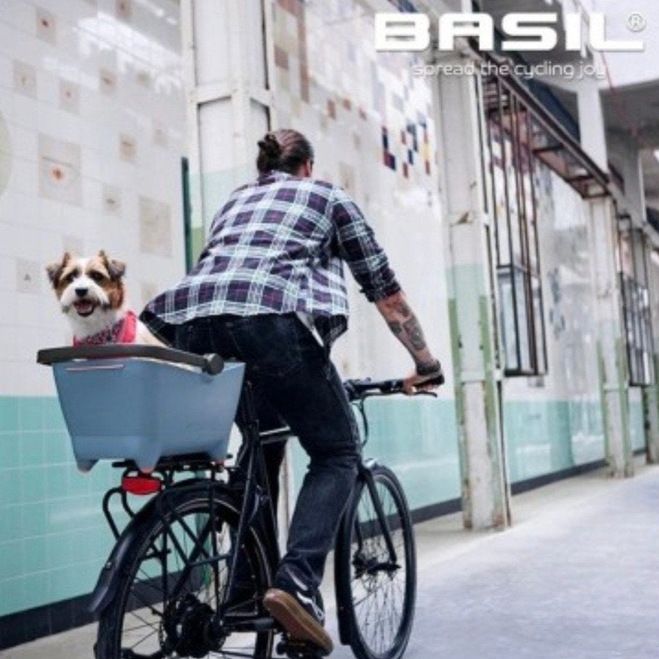 Basil Buddy Hondenfietsmand - Achter/Voor - Blauw, Ophalen of Verzenden, Nieuw, Fietsmand, Basil