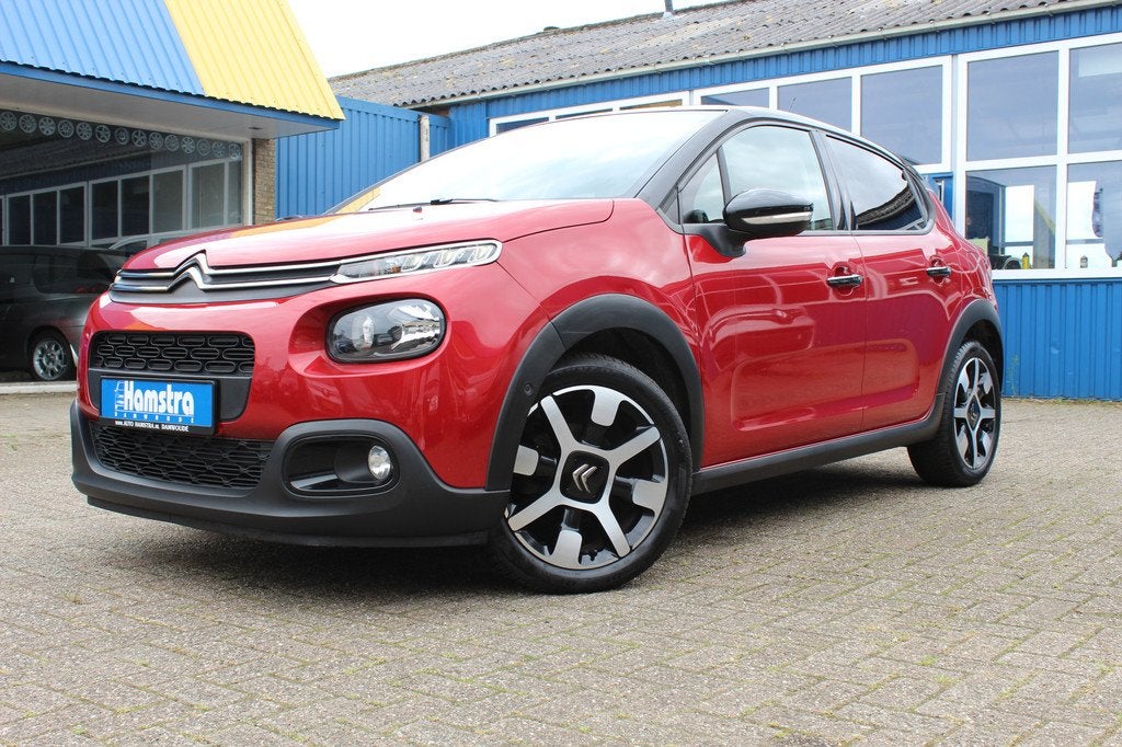 Citroën C3 1.2i "Shine" Key-less - Clima - Cruise ! 82 Pk, Auto's, Stof, Gebruikt, Zwart, 1199 cc
