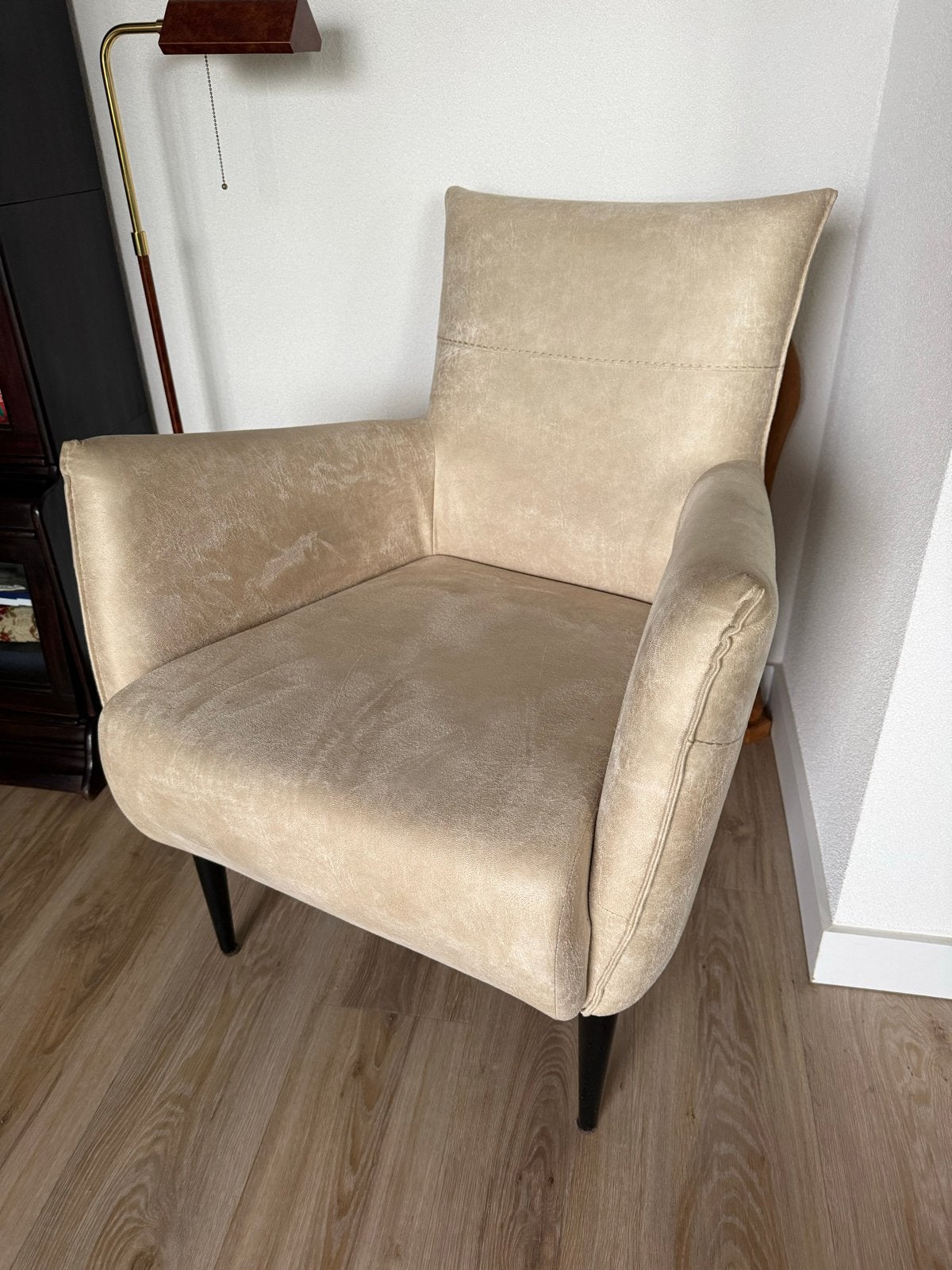 Twee Comfortabele kuipstoelen van Goossens, Ophalen, 75 tot 100 cm, Zo goed als nieuw, Stof