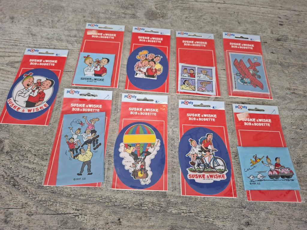 Suske en wiske opstrijk emblemen, Ophalen, Suske en Wiske